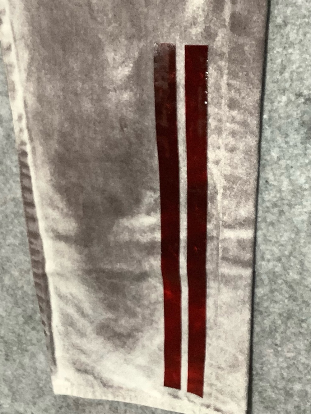 CUSTOM Indiana University Denim & Supply Ralph Lauren Grey Wash w/IU Graphics - Picture 3 of 8